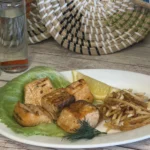 Grilled Salmon Kebab